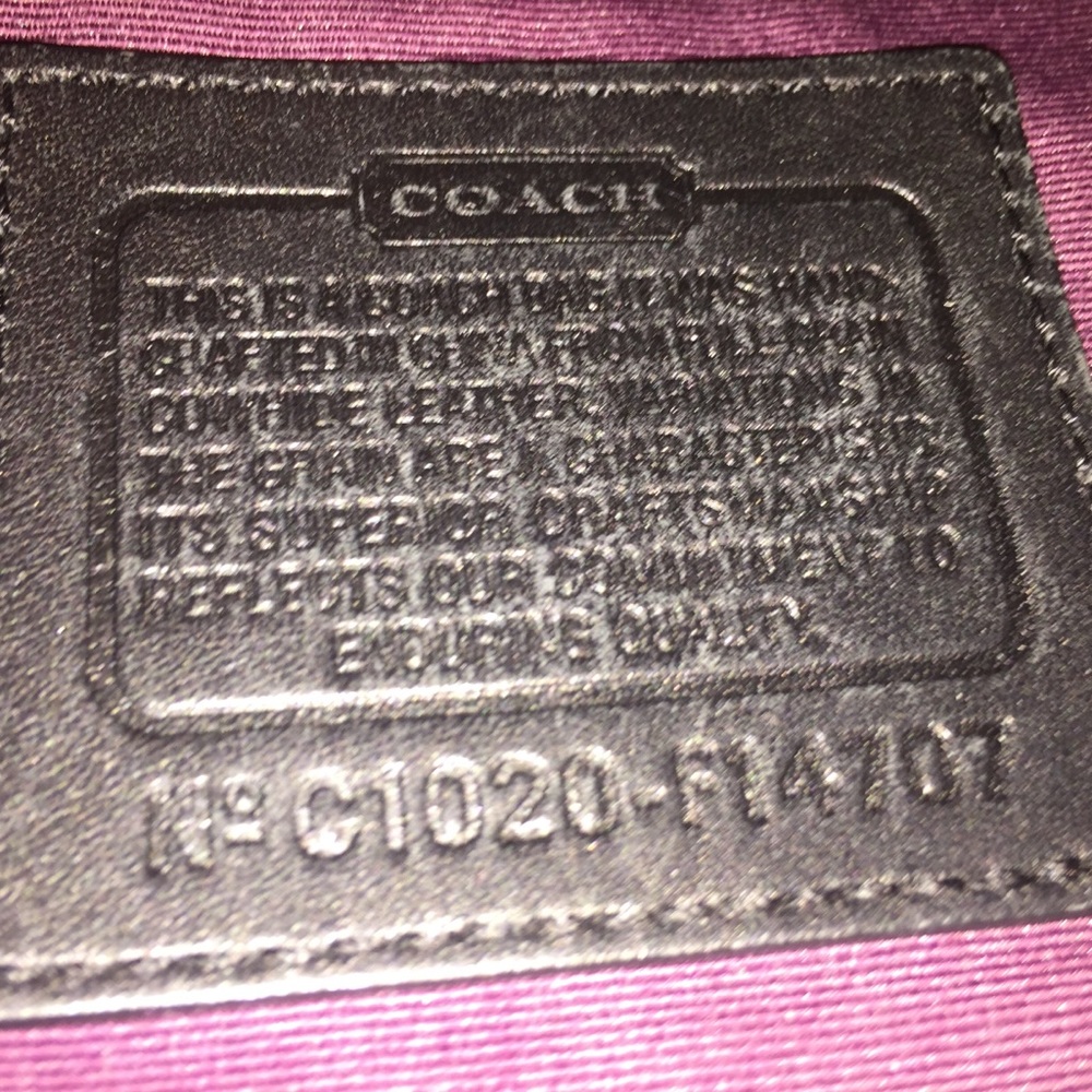 Coach’s Steel Gray Zippered Hobo - Picture 13 of 13
